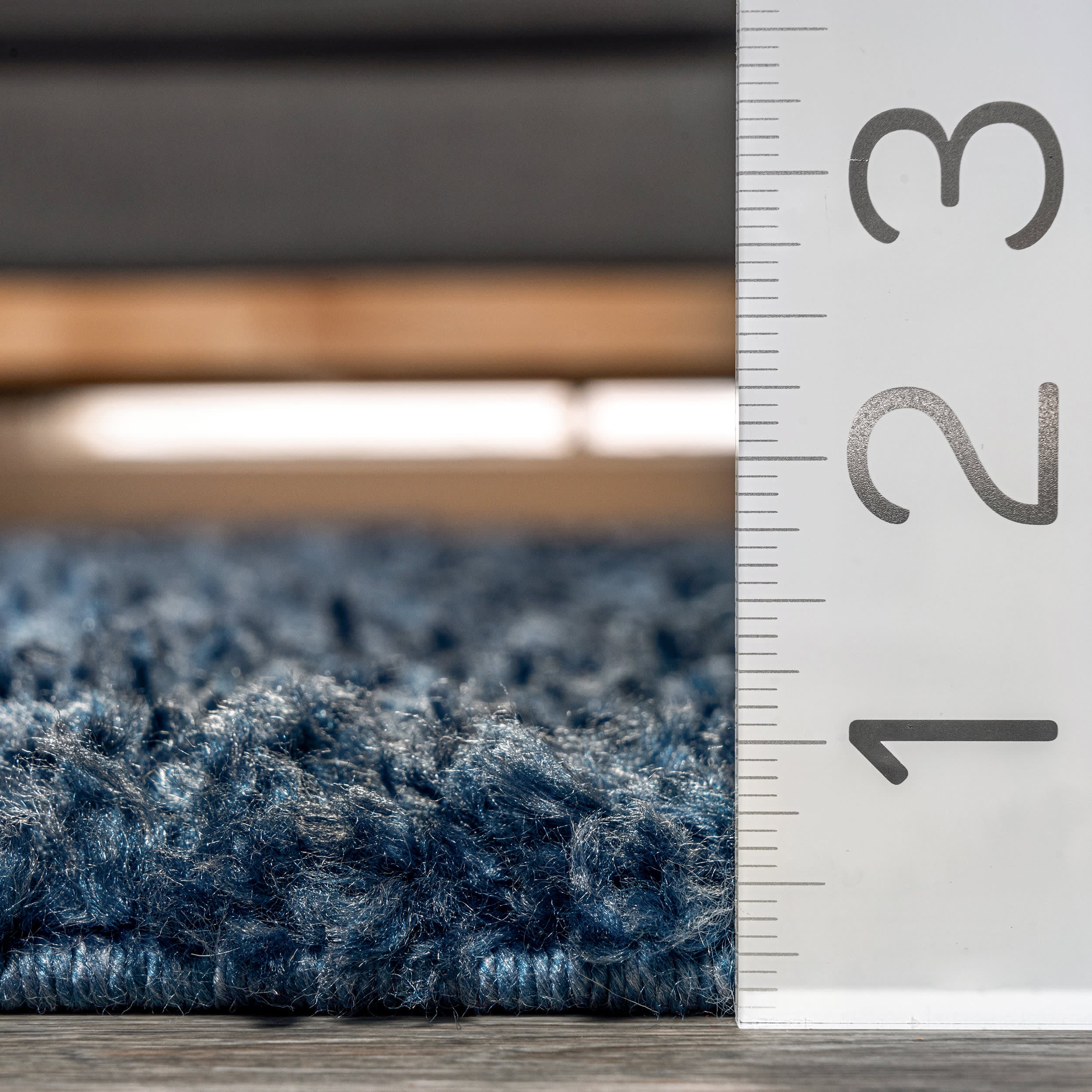 Premium Navy Blue Shag Rug - Soft & Plush Dream Solid Carpet for Living Room, Bedroom, Nursery - Cozy Home Decor & Floor Mat for Comfort & Style