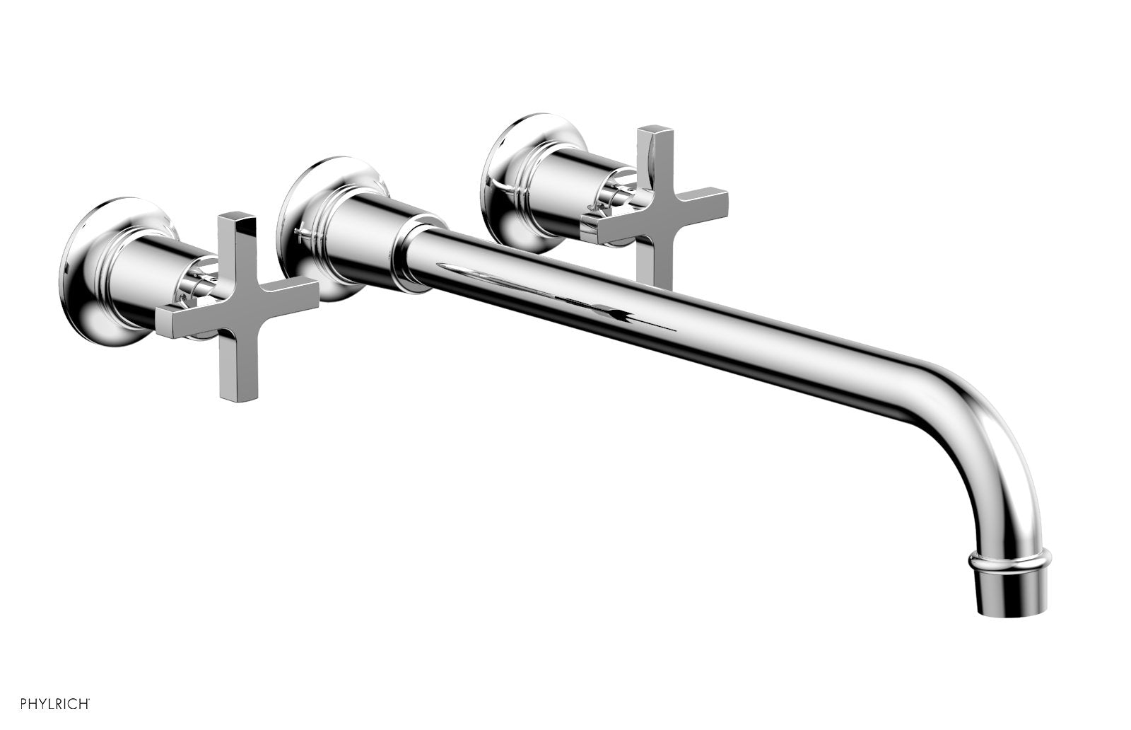 HEX MODERN Wall Mounted Lavatory Faucet Set with 14