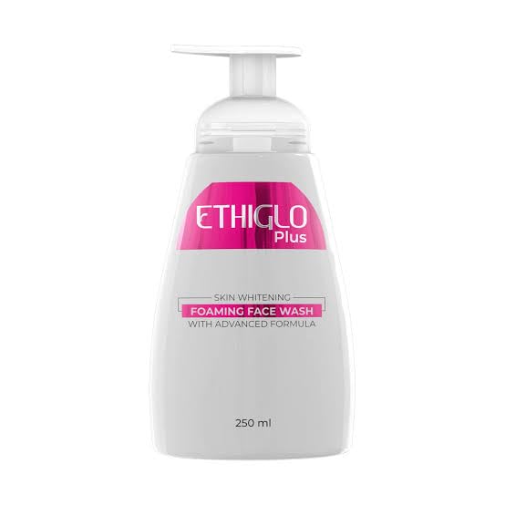 Ethi Glo Plus Foaming Face Wash 250ml - Gentle Cleanser for Acne & Oily Skin - Daily Facial Cleanser for Men & Women - Perfect for Morning & Night Skincare Routine