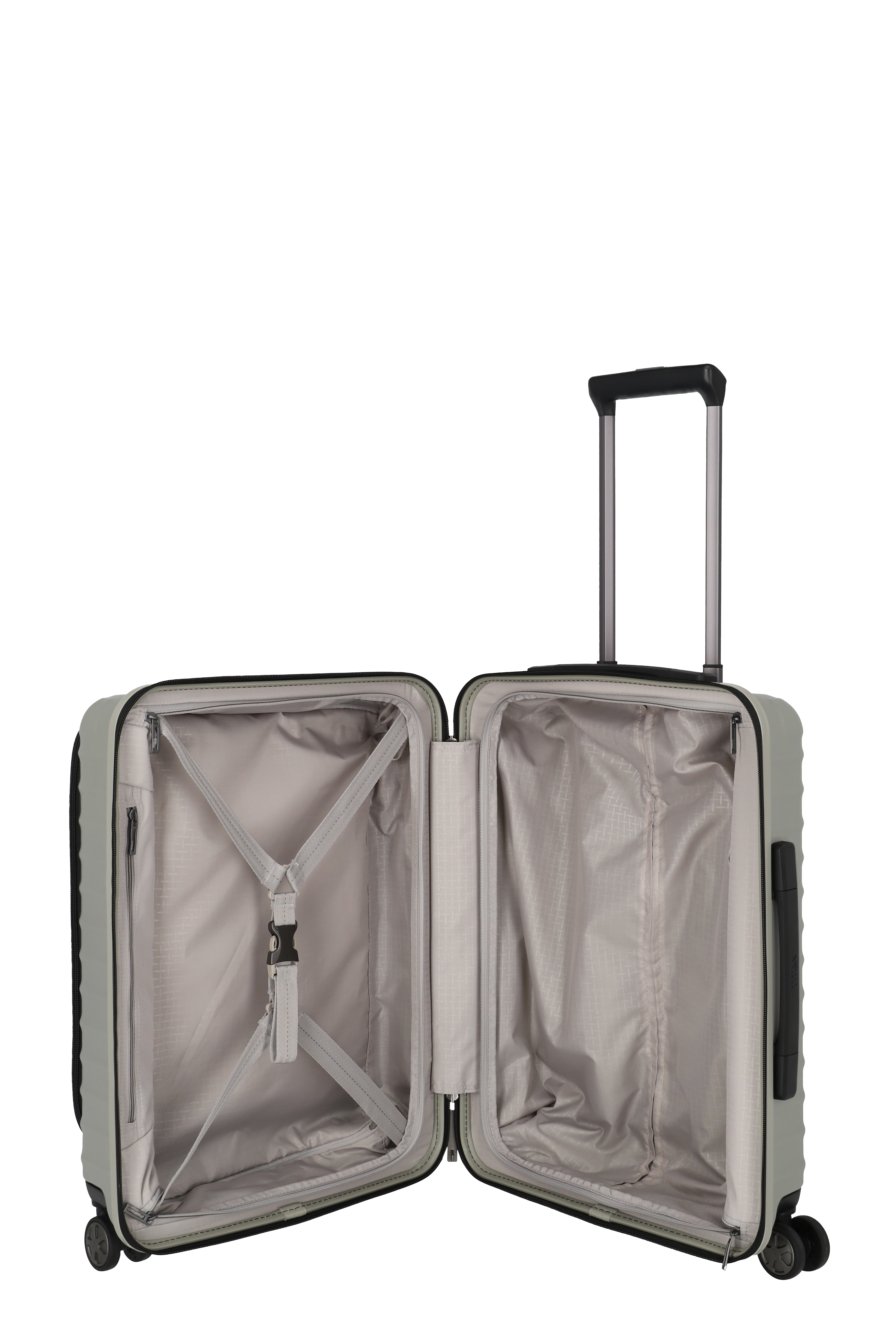 Titan LITRON Trolley S Carry On Luggage with Front Pocket - Lightweight Spinner Suitcase for Air Travel, Business Trips & Weekend Getaways