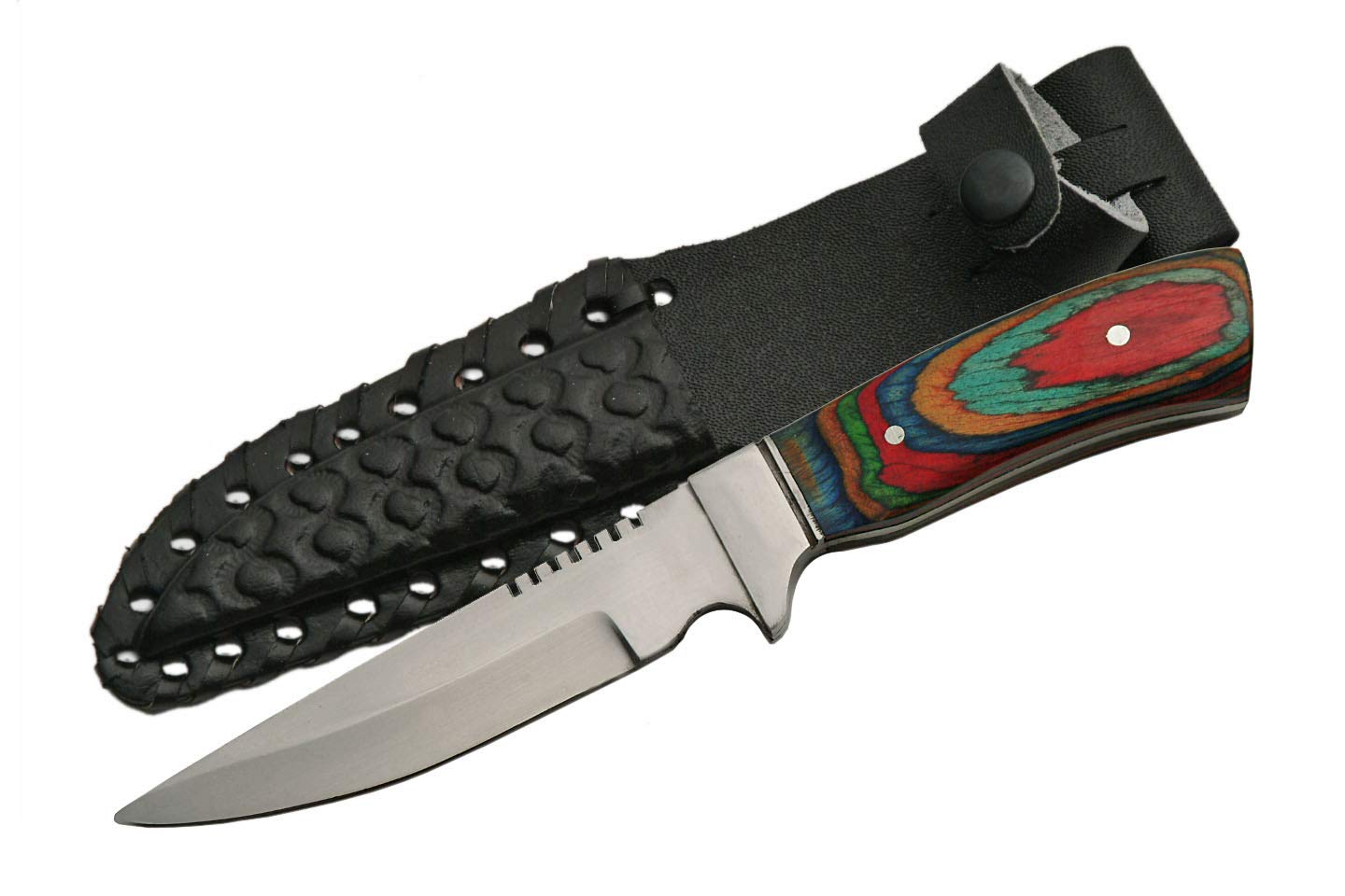 SZCO Supplies Premium Deer Hunting Knife - High Carbon Steel Blade, Ergonomic Handle for Outdoor, Camping & Survival - Perfect for Skinning, Gutting & Field Dressing Game