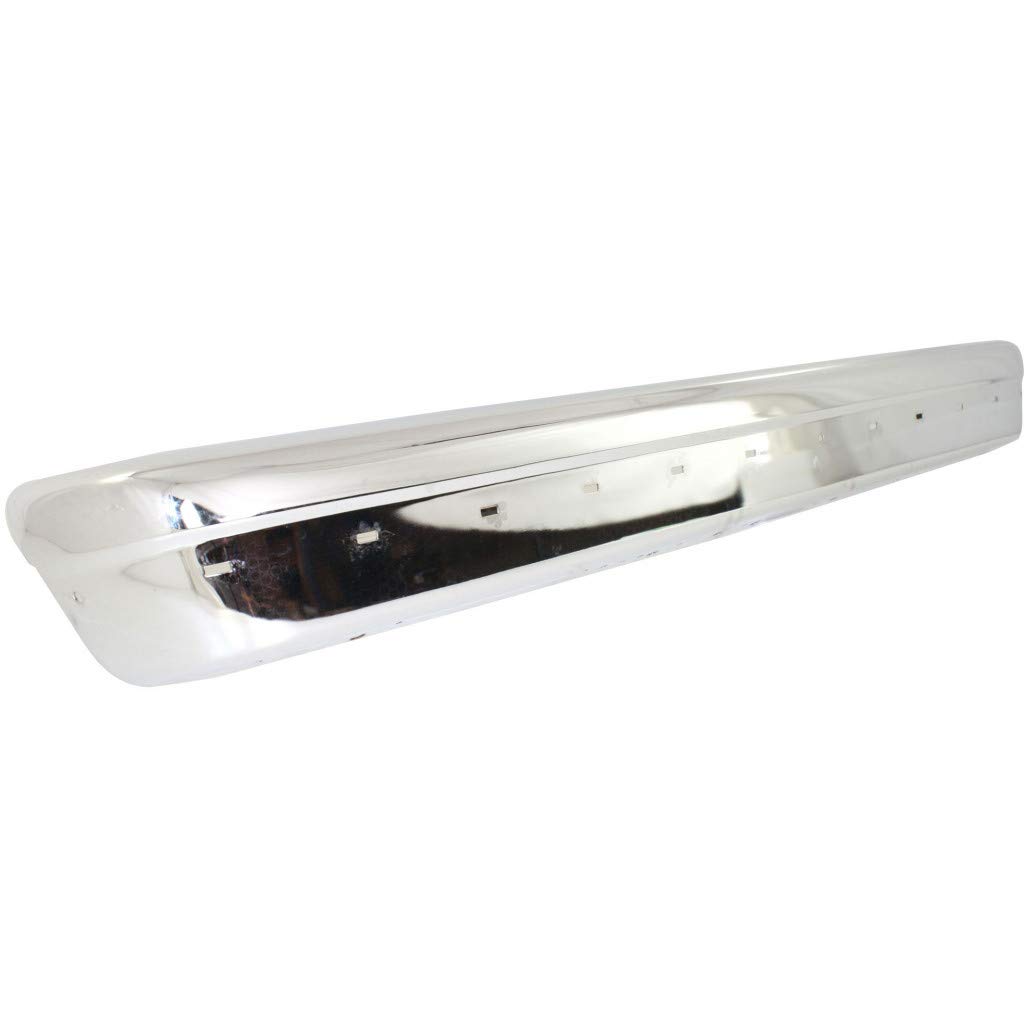 1994-1998 Ford E-350 Econoline Chrome Rear Bumper with Face Bar & Molding Holes - FO1102302 F4UZ17906D | Durable Replacement for Commercial Vans & Work Trucks | Perfect for Fleet Maintenance & Vehicle Restoration