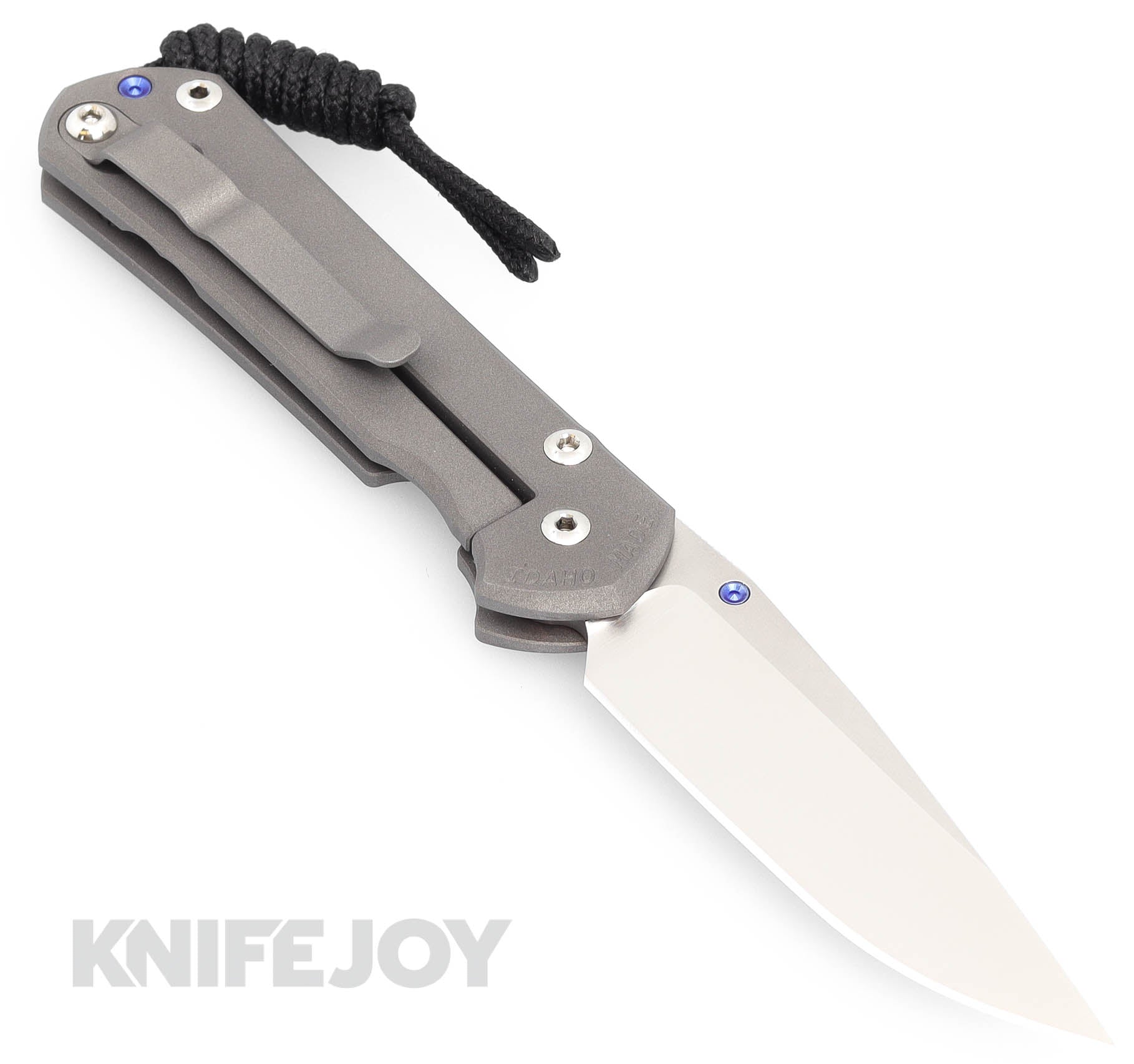 Chris Reeve Knives Small Sebenza 31 Plain Drop Point Folding Pocket Knife - Polished Magnacut Blade & Titanium Handles - EDC, Camping, Hunting, Outdoor Survival Gear