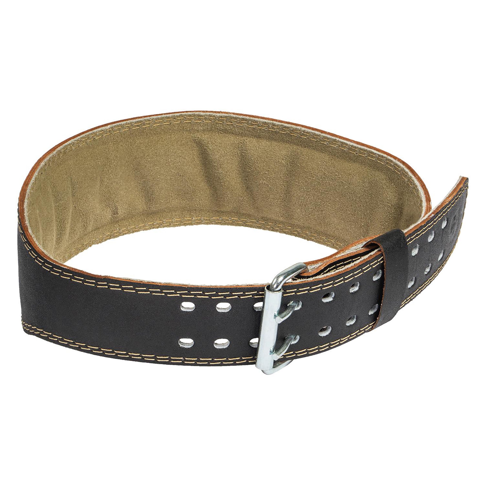 4 Inch Wide Genuine Leather Belt for Men - Premium Padded Dress Belt with Heavy Duty Buckle - Perfect for Business, Casual & Formal Wear
