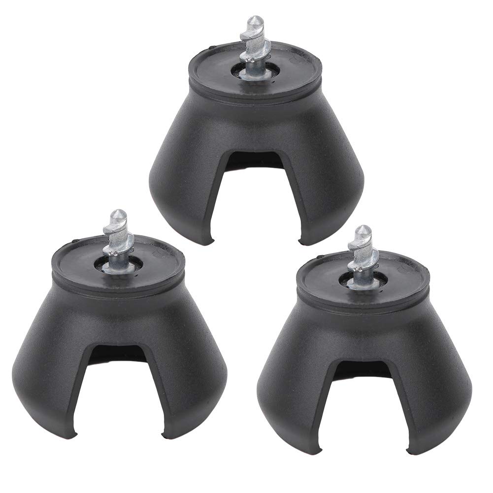 Alvinlite 3-Prong Golf Ball Retriever with Suction Cup - Golf Ball Grabber Tool for Easy Pick Up (3 Pack) - Perfect for Golf Course, Driving Range & Backyard Practice
