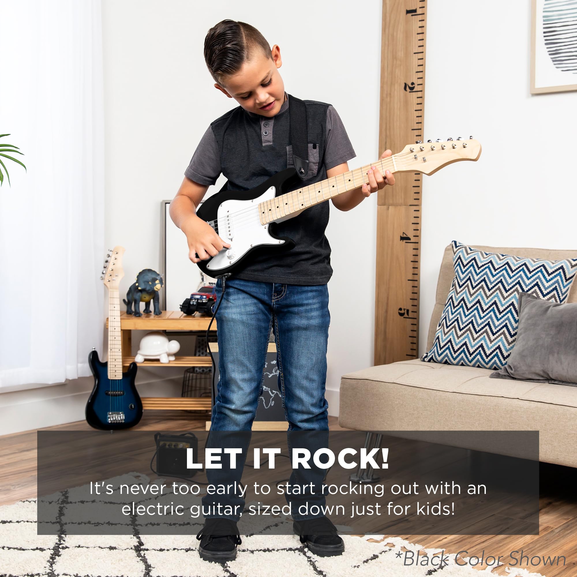 Best Choice Products 30-inch Kids Electric Guitar Beginner Starter Kit with 5W Amplifier, Strap, Gig Bag, Strings & Picks - Metallic Red | Perfect for Kids Learning Guitar, Birthday Gifts & Music Practice at Home