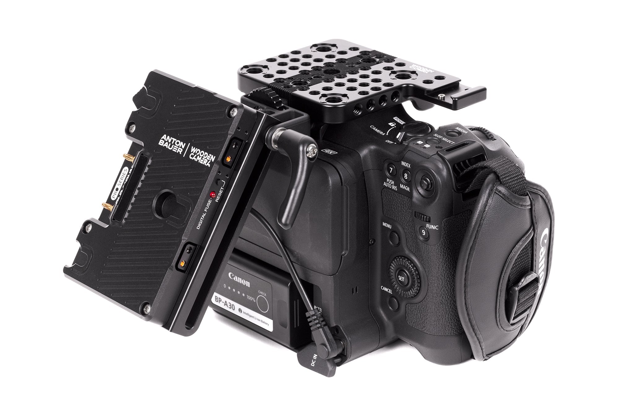 Battery Slide Pro for Canon EOS C70/C80 - Replacement Camera Battery Grip with Extended Power - Perfect for Filmmaking, Vlogging & Professional Photography