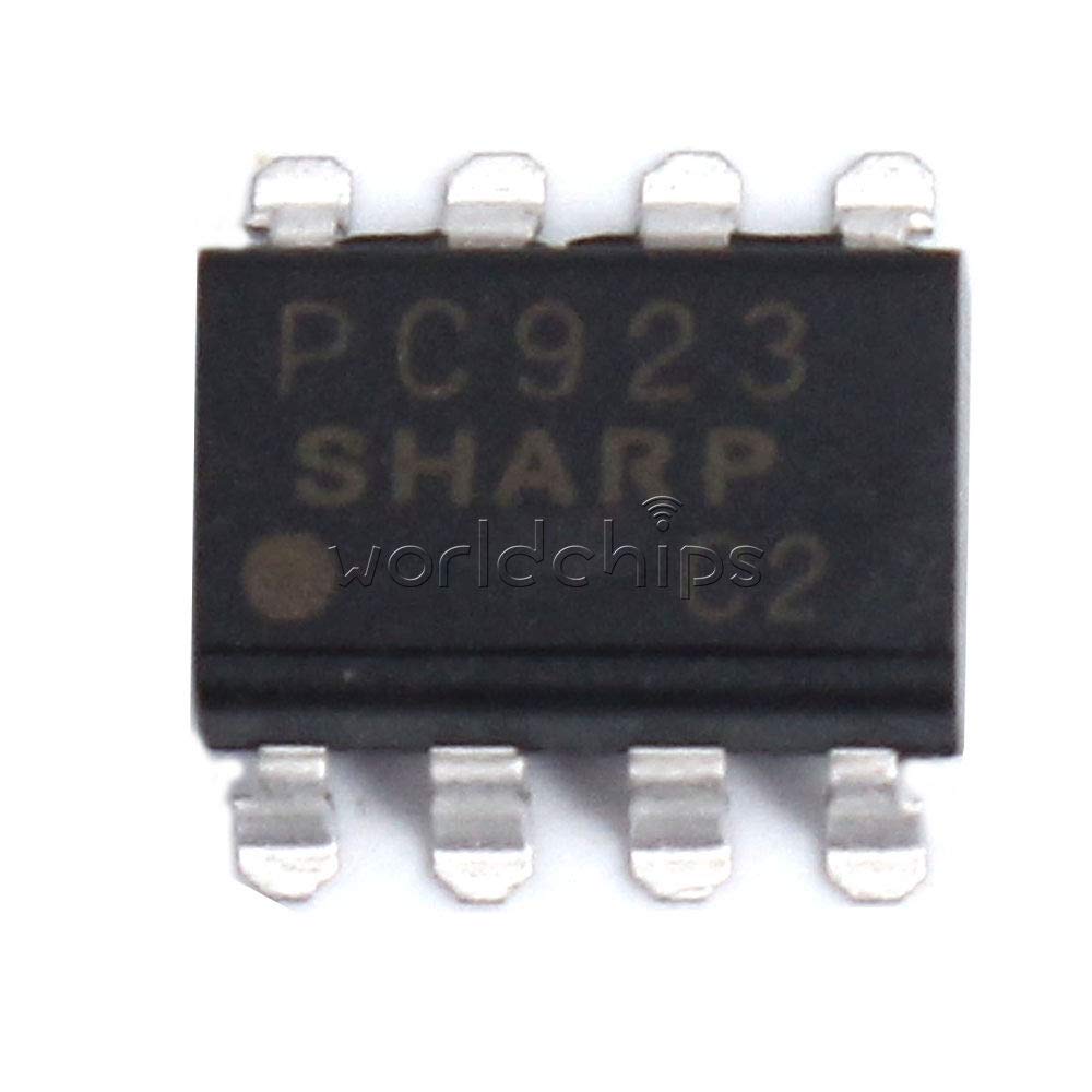 5pcs PC923L PC923 Optocouplers by Sharp - SOP-8 SMD Electronic Components for Circuit Protection & Signal Isolation in Industrial Automation & Power Supplies