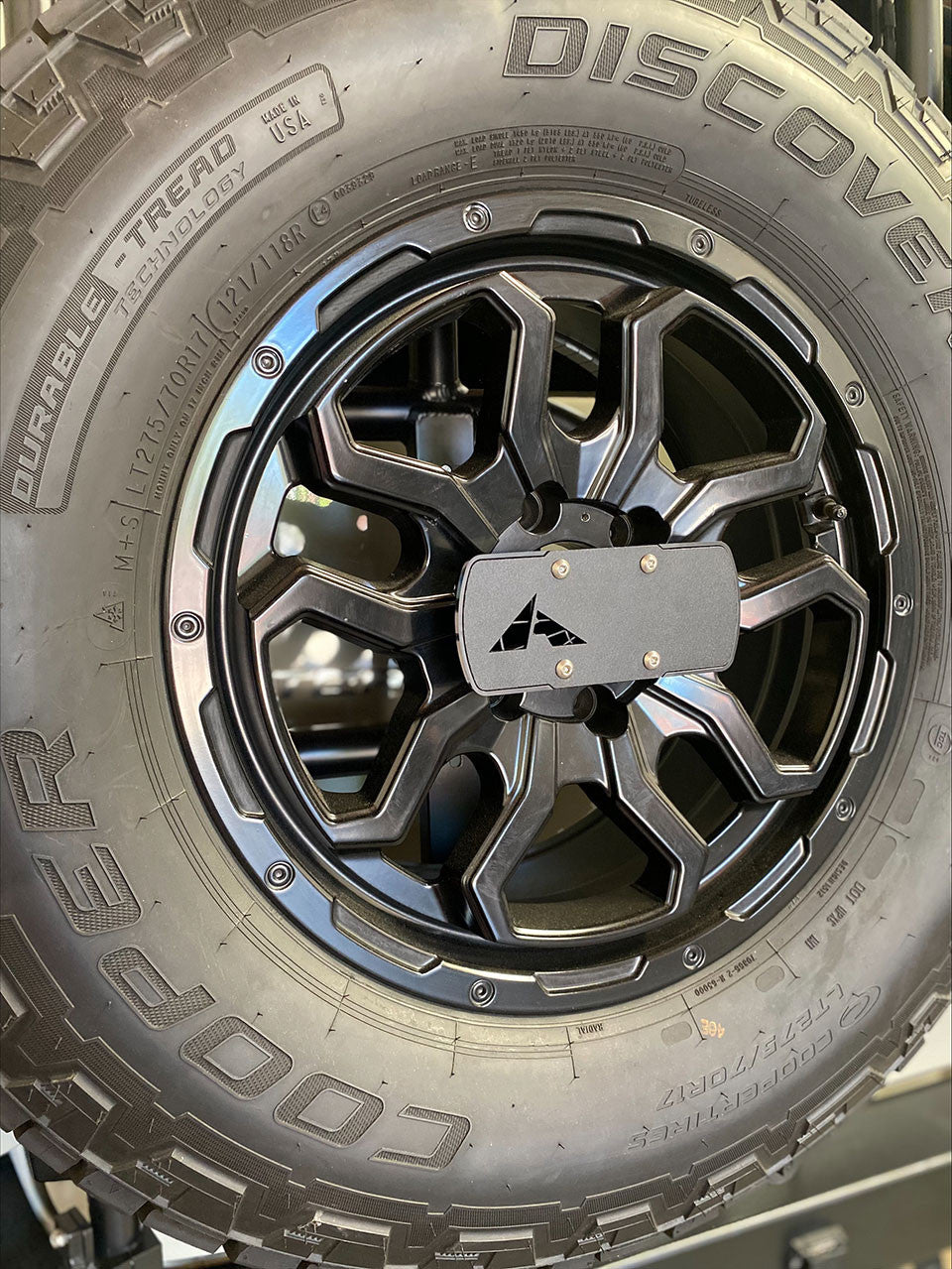 Aluminess Mercedes Sprinter Rear Door Tire & Storage Box Carrier - Fits 2019+ Models | Off-Road Adventure Gear & Van Accessories