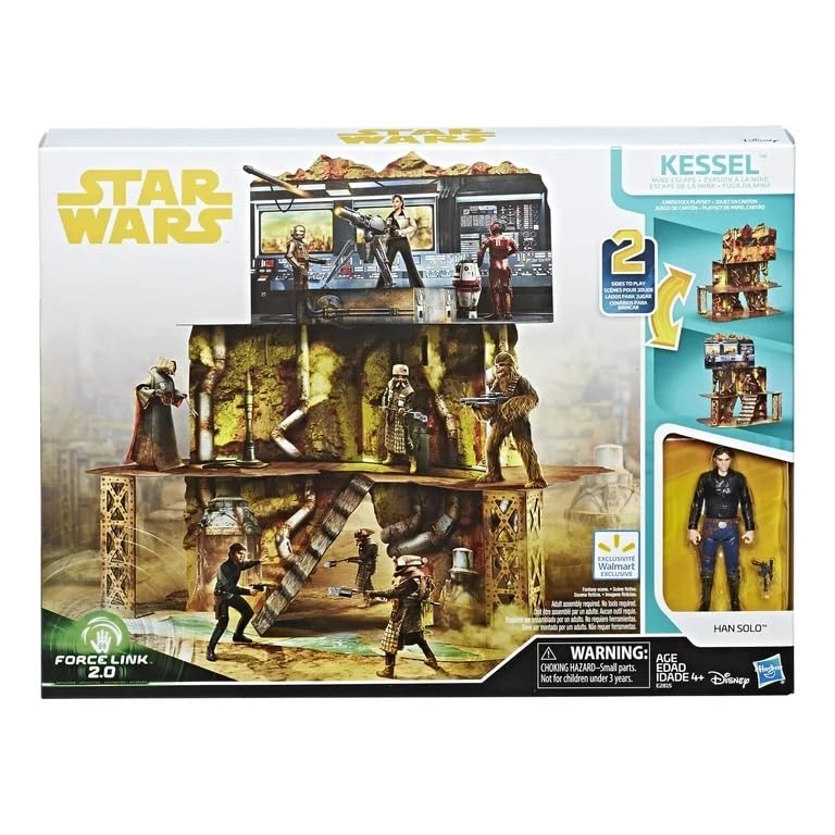 Solo: A Star Wars Story Force Link 2.0 Kessel Mine Escape Playset with Accessories – Perfect for Kids' Star Wars Role-Playing and Collectible Displays