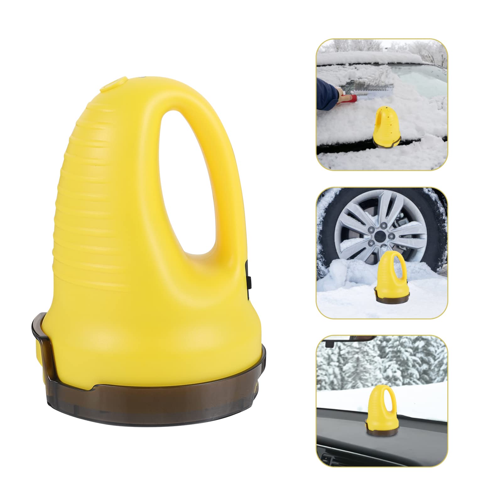 BESPORTBLE Heated USB Ice Scraper for Car Windshield - 3-in-1 Snow Remover Tool with ABS Handle - Winter Auto Accessories for Quick Snow & Ice Removal (Perfect for Cold Mornings & Winter Road Trips)