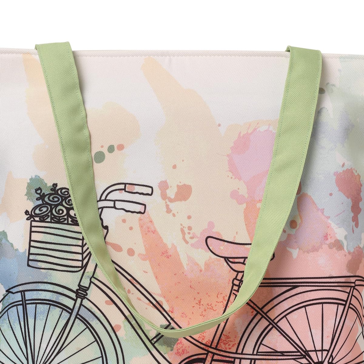 Stylish Purple Tree Printed Canvas Tote Bag for Women - Lightweight & Durable Reusable Shopping Bag, Perfect for Work, Beach & Grocery TBAG00422