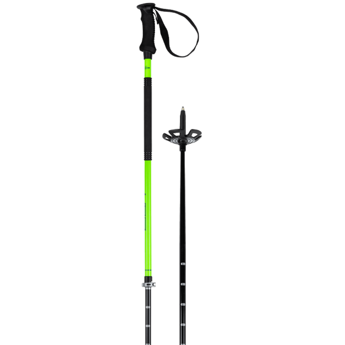 Elan Tour Aluminum Adjustable Ski Poles 2026 - Lightweight & Durable for Skiing, Hiking & Outdoor Adventures