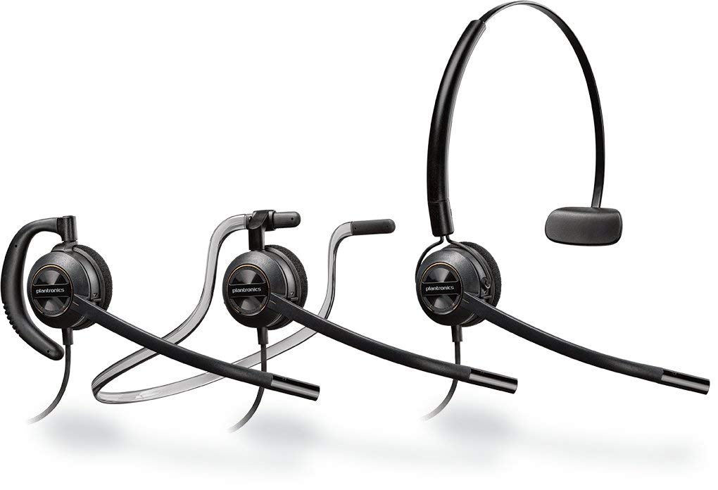 HW540 EncorePro Convertible Mono Headset with Noise Canceling Mic - Certified Refurbished | Perfect for Call Centers, Online Gaming & Remote Work