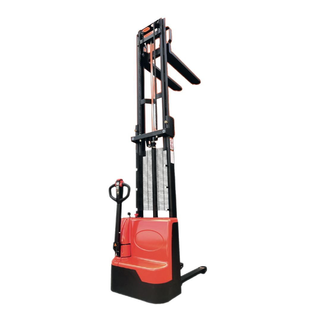 Aiko 2.5m Full Electric Self-Propelled 1.5 Ton Pallet Stacker | Model PT AIKO1525E 2.5 - Ideal for Warehouse, Factory, and Logistics Material Handling