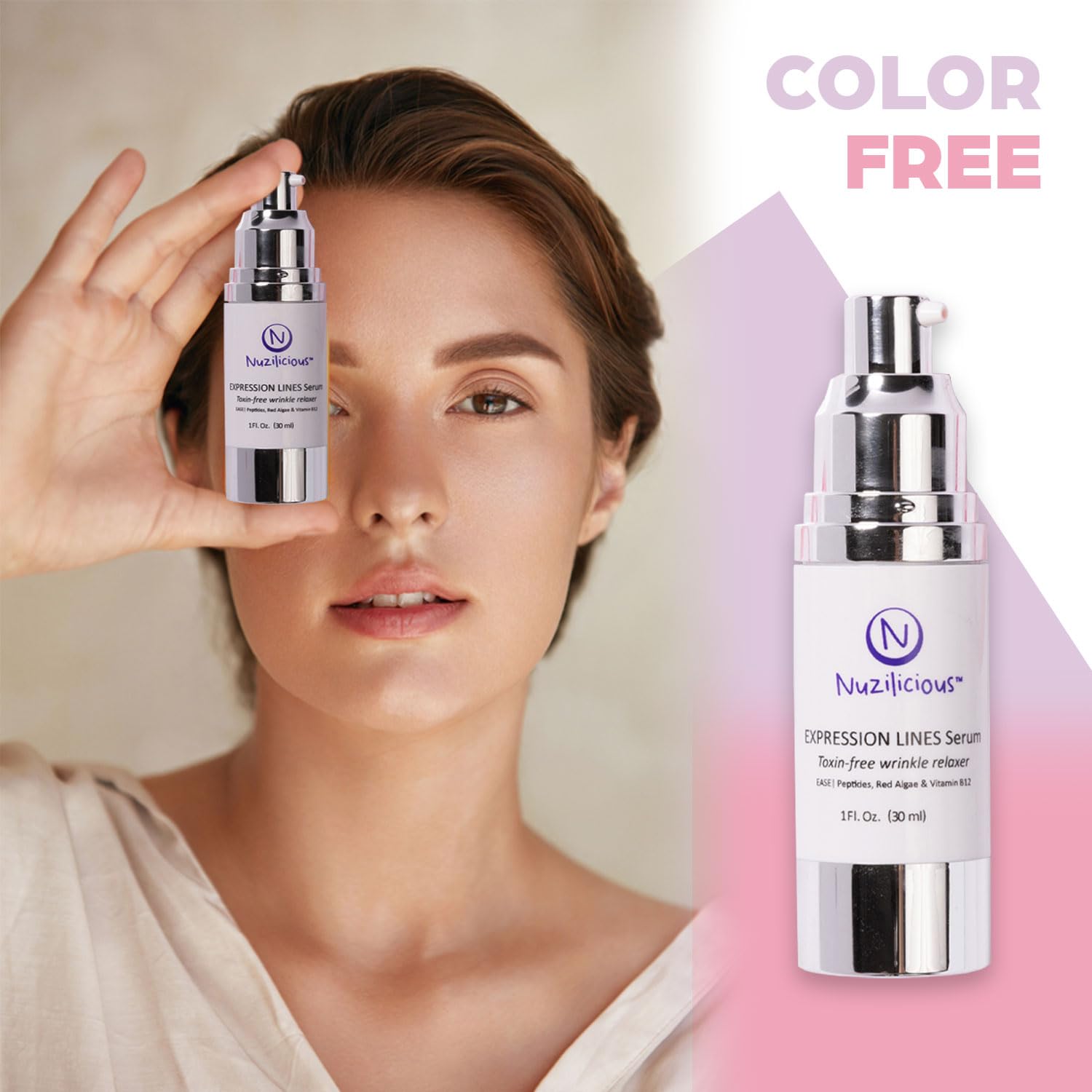 Professional Grade Anti-Wrinkle Serum for Face - Toxin-Free, Vegan & Cruelty-Free Wrinkle Relaxer with Octapeptide & Antioxidants to Reduce Fine Lines & Expression Wrinkles (1 oz) - Perfect for Daily Skincare Routine & Anti-Aging Treatment