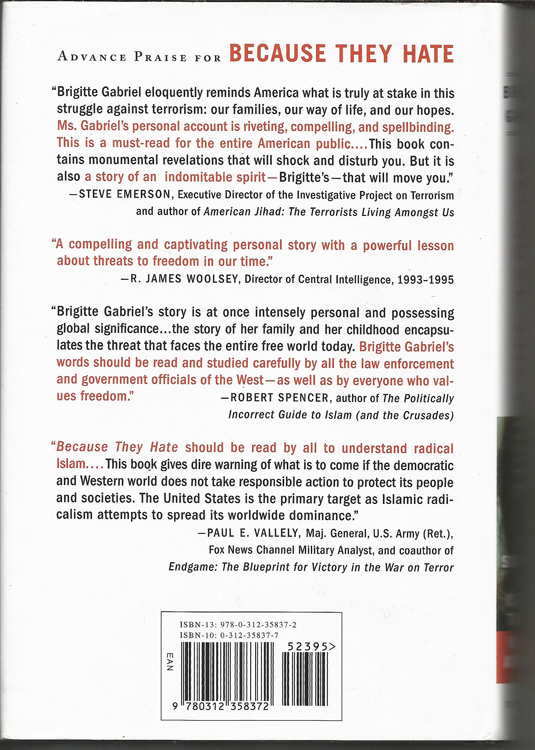 Because They Hate: A Survivor of Islamic Terror Warns America - True Story of Survival & Counterterrorism Insights | Political Thriller Book for National Security Enthusiasts