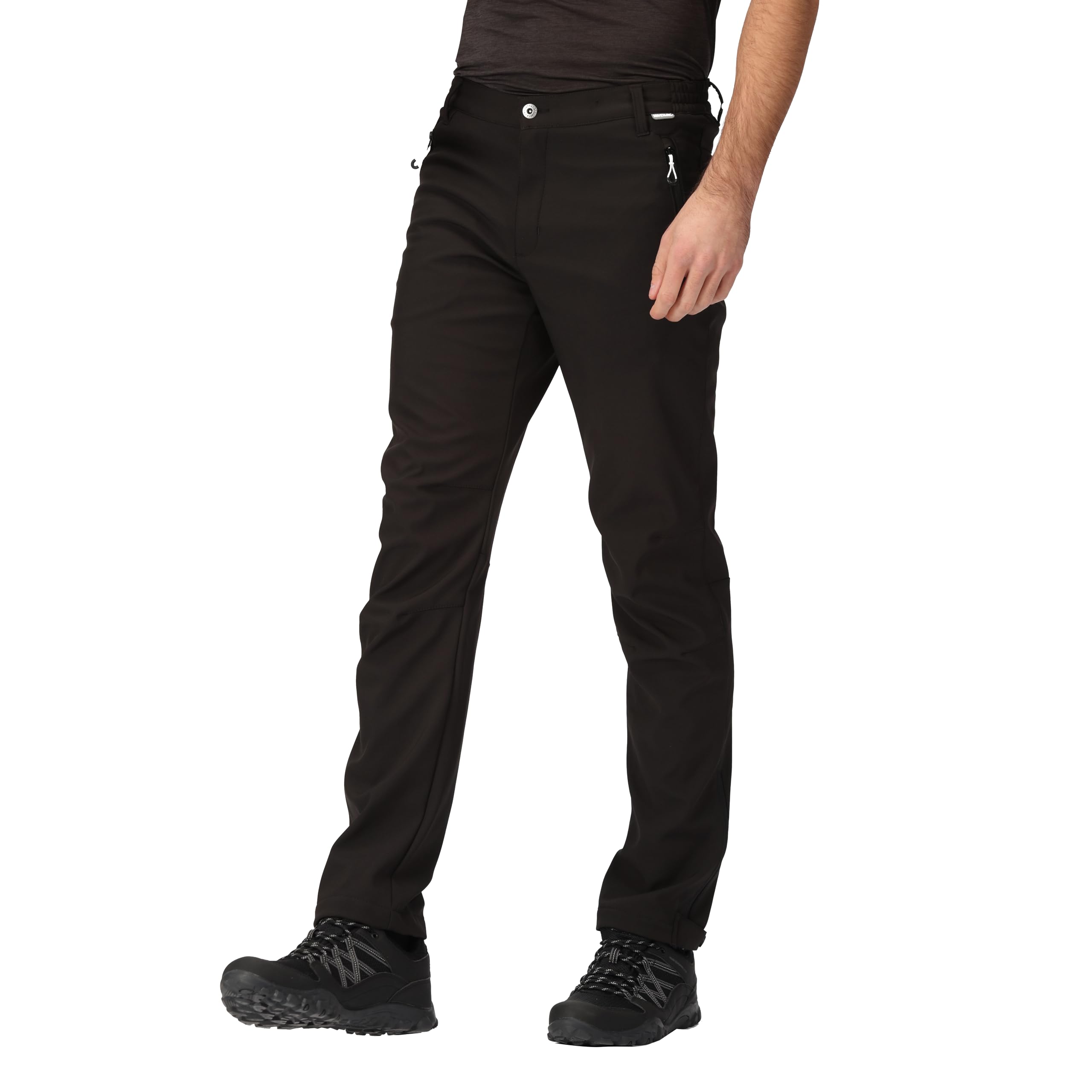 Regatta Geo II Men's Waterproof Softshell Trousers - Windproof Winter Hiking Pants for Outdoor Activities & Camping