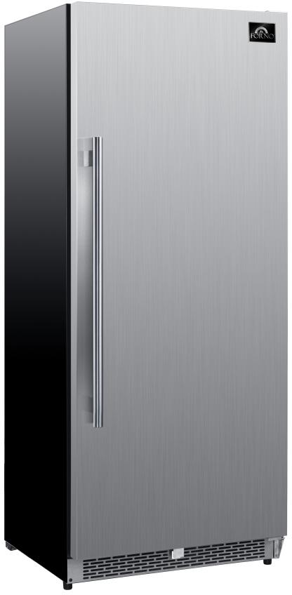 Forno 30 Inch Freestanding Refrigerator with Cologne Finish - 18.1 Cu.Ft Capacity, Energy Star Rated (Model FFRBI1821) | Perfect for Kitchen, Basement, or Garage Storage | Keep Food Fresh & Beverages Chilled