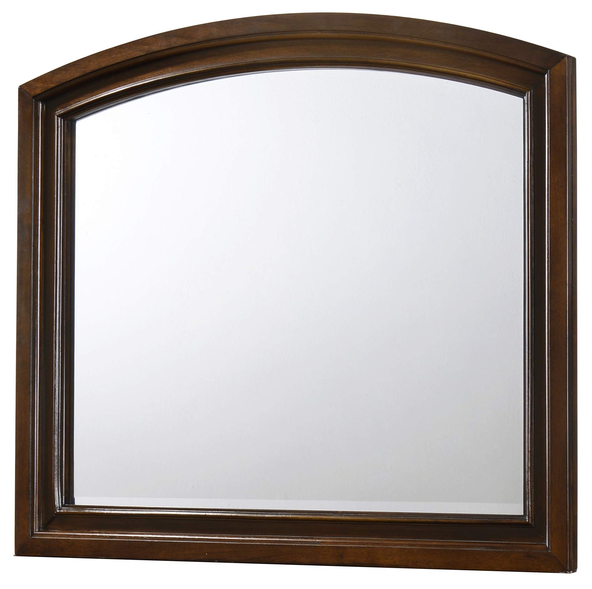 Glory Furniture G8900 Meade Wood Frame Mirror in Cherry - Elegant Wall Mirror for Bedroom, Living Room & Entryway Decor