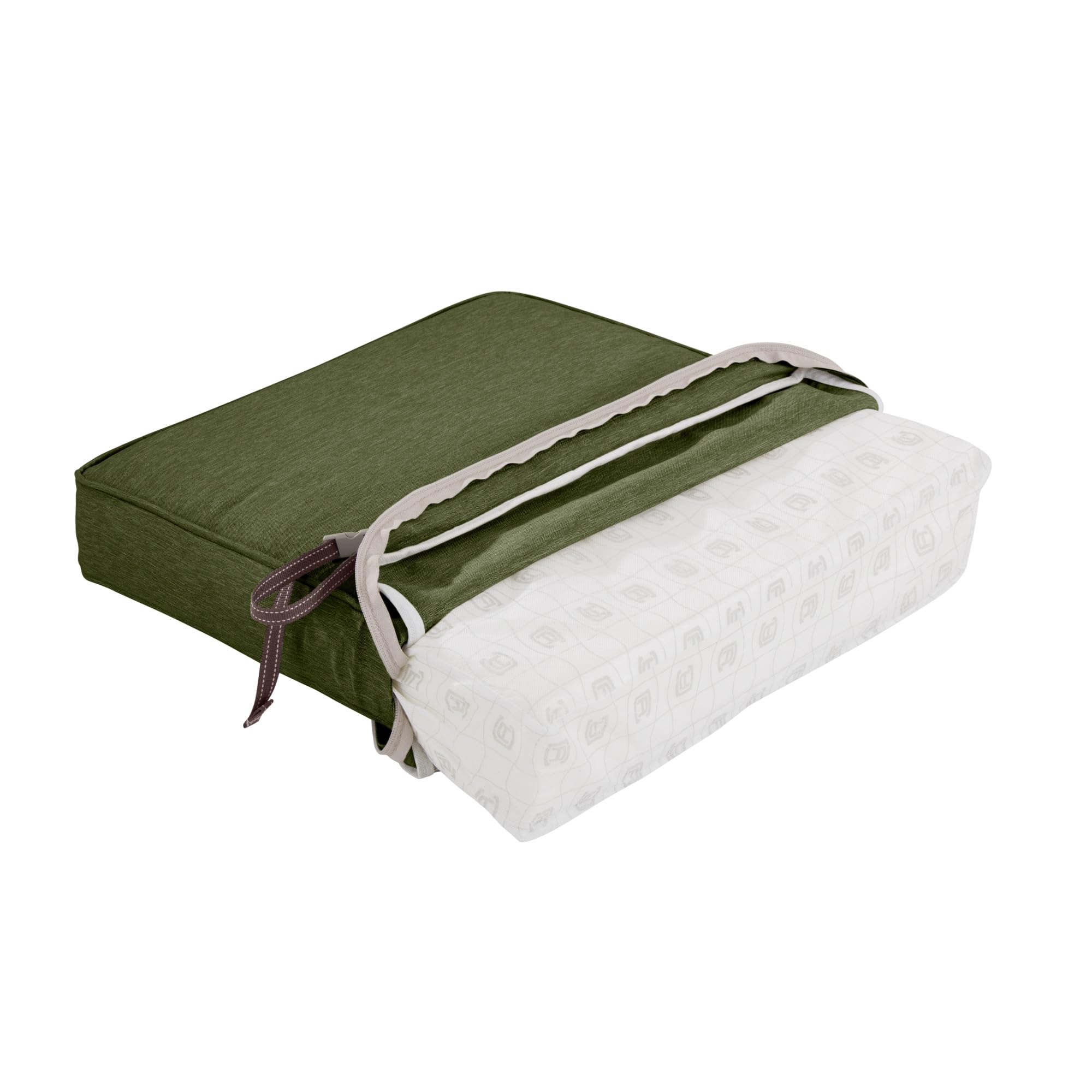Classic Accessories Montlake Outdoor Chaise Lounge Cushion 80x26 - FadeSafe, Water-Repellent, Heather Fern - Perfect for Patio, Poolside & Garden Relaxation