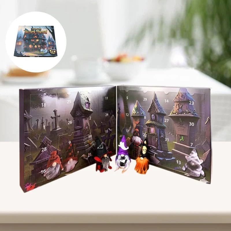 2024 Halloween Gnome Advent Calendar - 31 Collectible Dolls Countdown Calendar for Halloween Decorations | Perfect for Home, Party & Gift Giving
