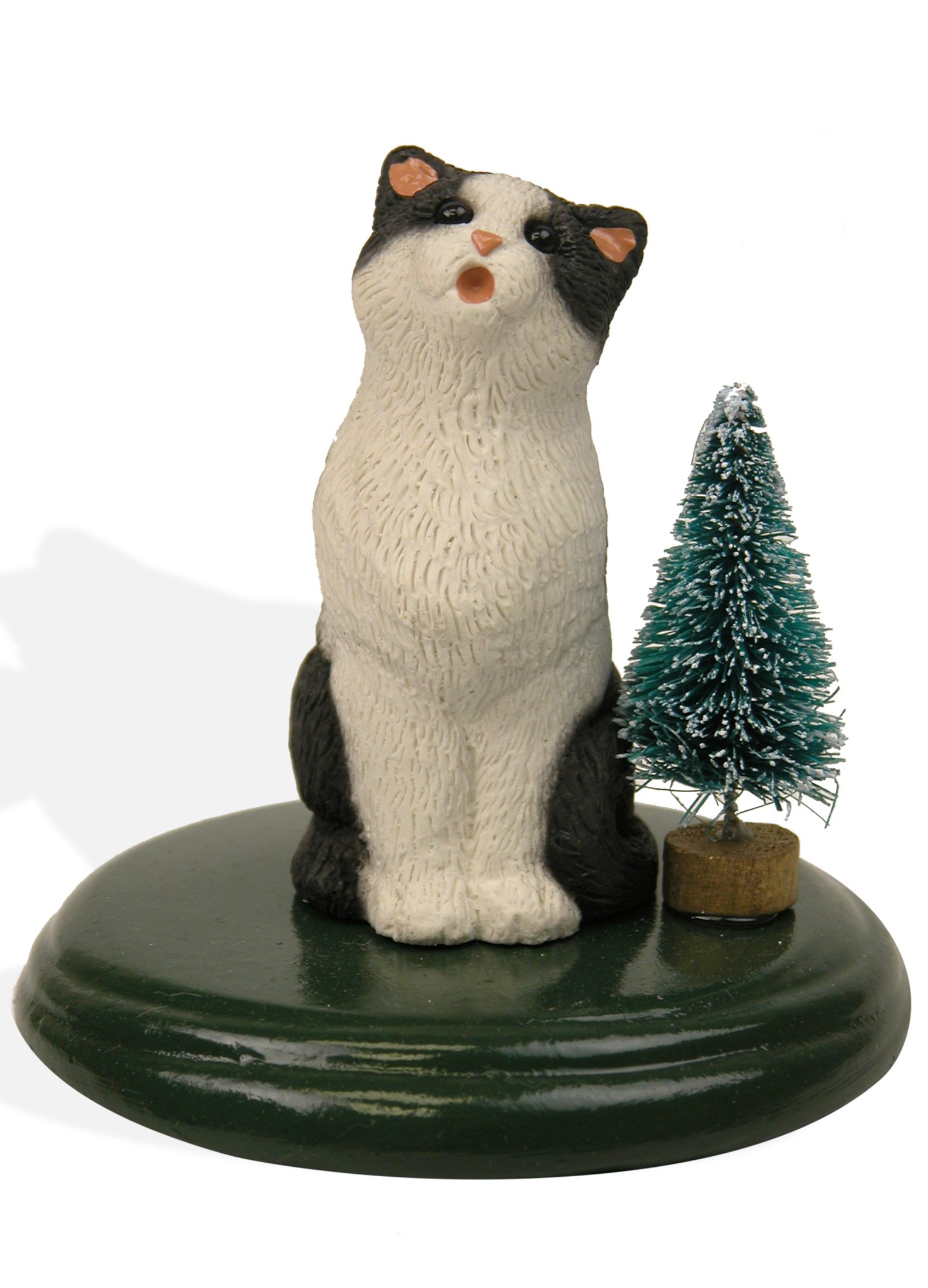 Byers' Choice Millie Cat Figurine - Handcrafted Collectible Cat Statue for Home Decor & Gift Giving | Perfect for Christmas Displays, Shelf Decor, and Cat Lover Gifts