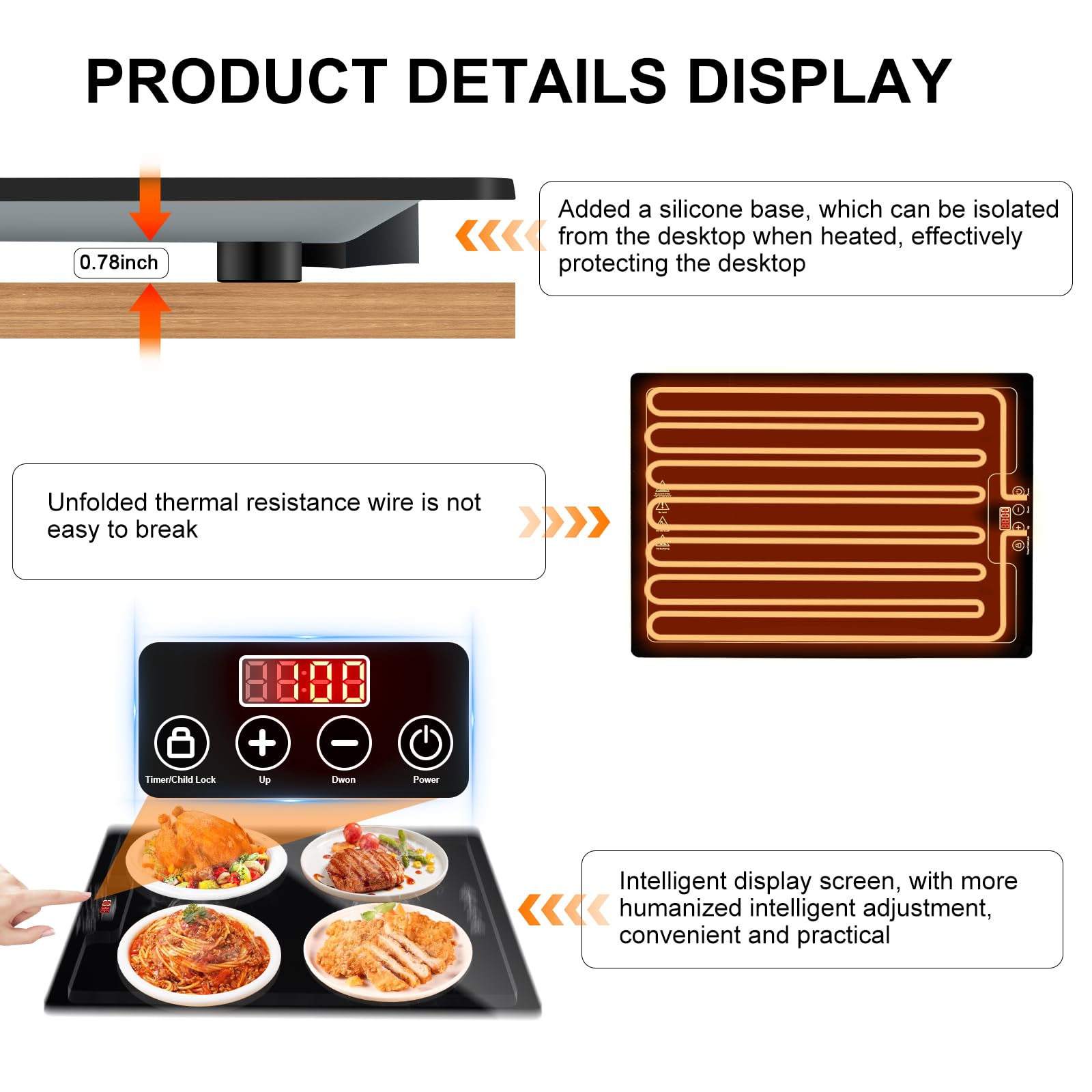 Electric Warming Tray 20