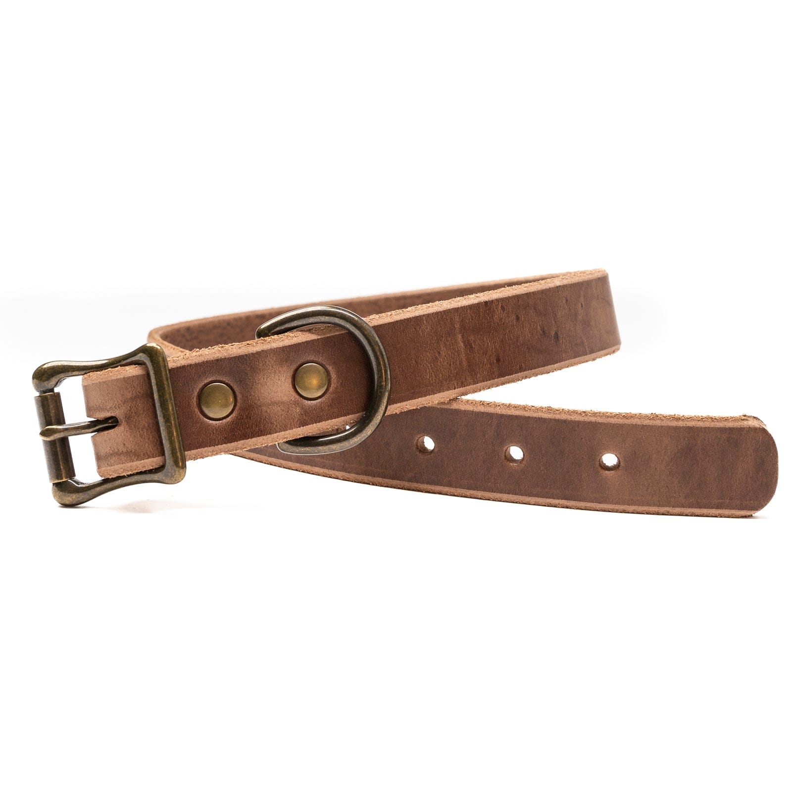 Premium Genuine Leather Dog Collar - Adjustable & Durable Pet Collar for Small Medium Large Dogs - Perfect for Walking, Training & Outdoor Adventures