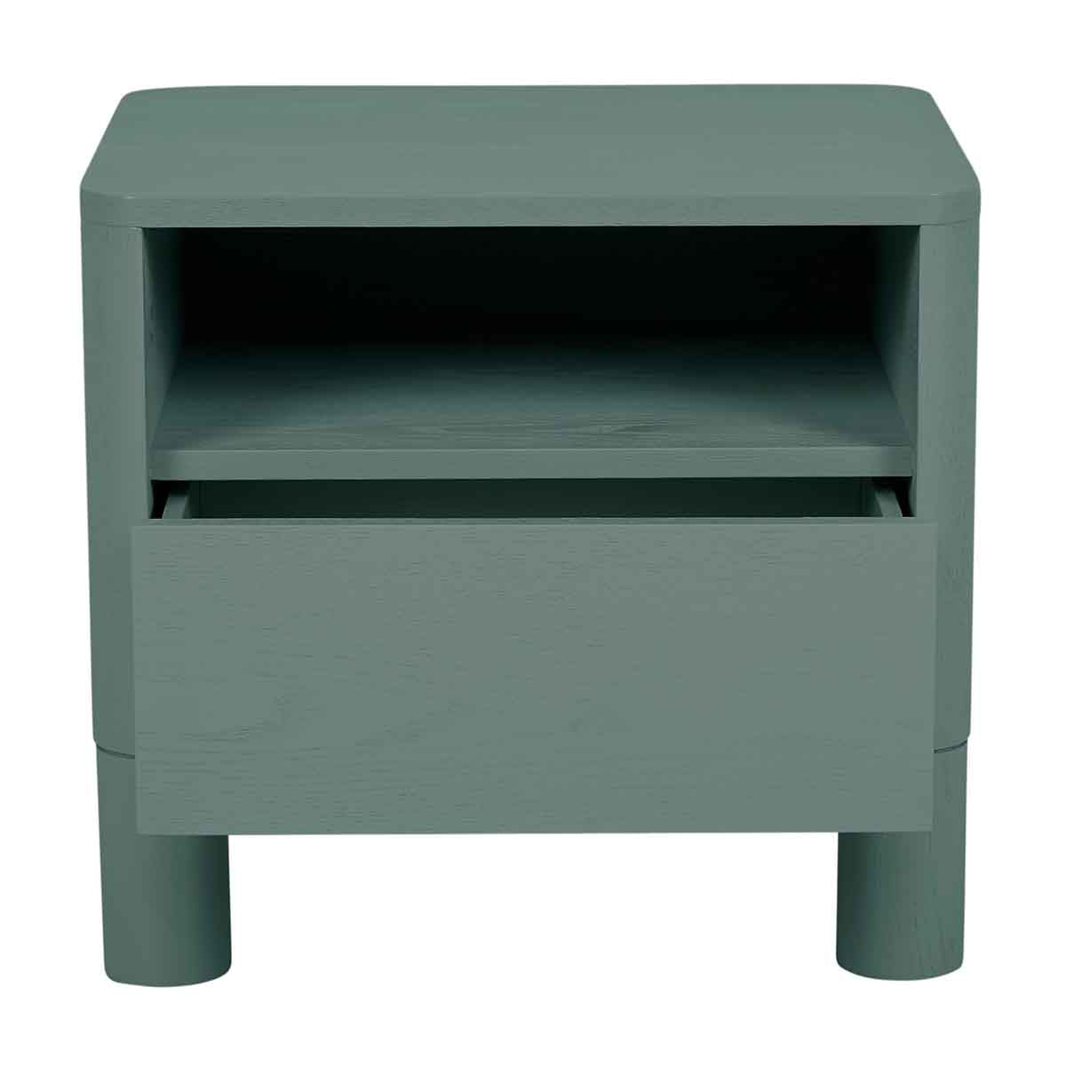 Modern Open Bedside Table - Minimalist Nightstand with Storage Shelf for Bedroom, Living Room & Office - Perfect for Small Spaces, Books, Alarm Clock & Decor