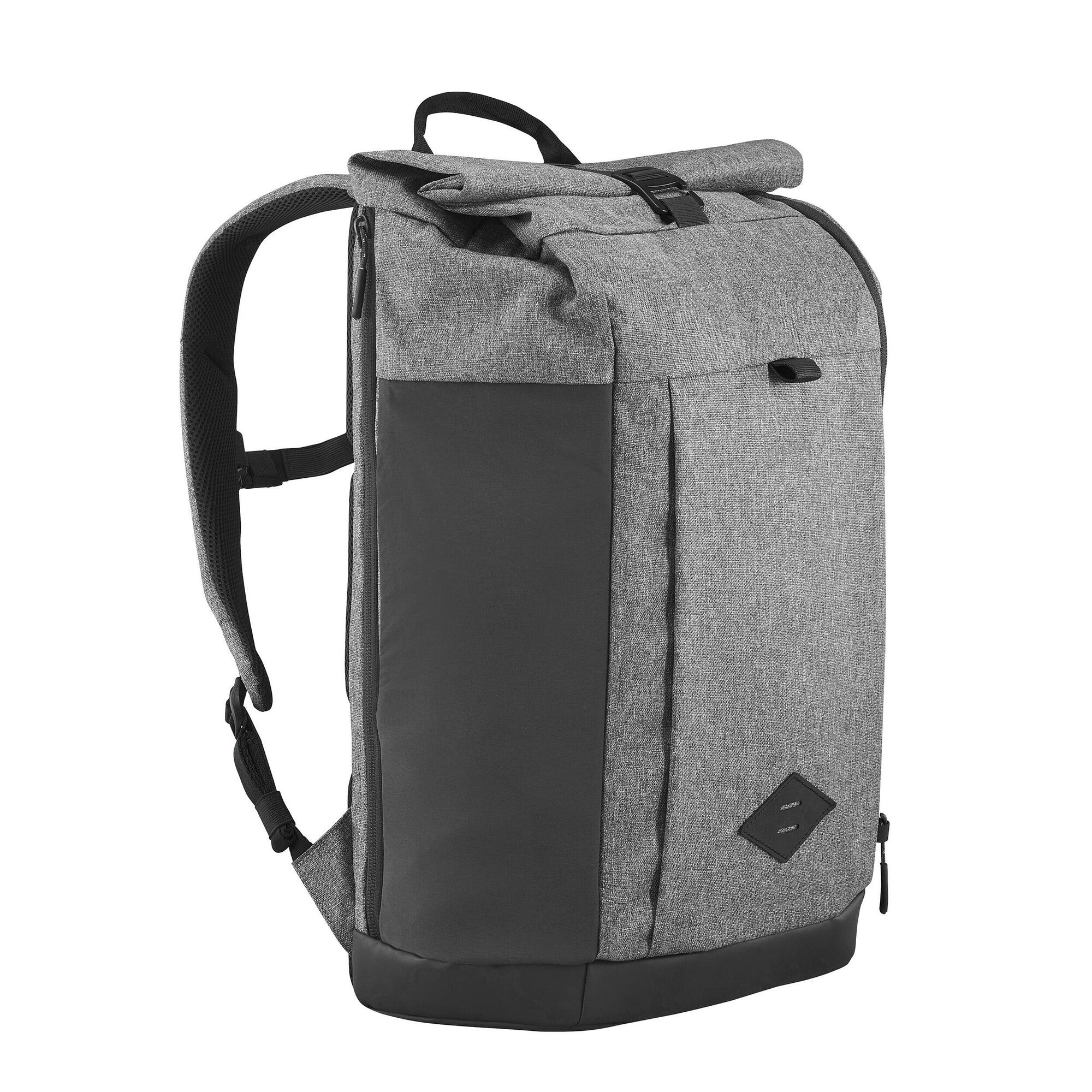 Quechua NH Escape 500 23L Rolltop Backpack - Waterproof Hiking Daypack for Outdoor Adventures & Travel