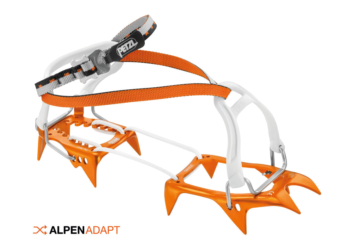 Petzl Leopard FL Crampons - Lightweight Aluminum Ice Climbing Spikes for Mountaineering & Glacier Trekking | Perfect for Winter Hiking, Alpine Climbing & Snow Adventures