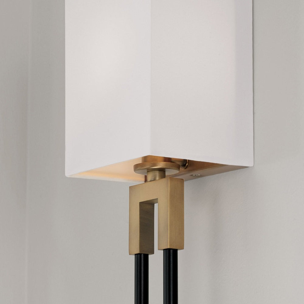 Open Box Abbie 1 Light Wall Sconce - Modern Plug-in Wall Light Fixture for Bedroom, Living Room & Hallway Lighting