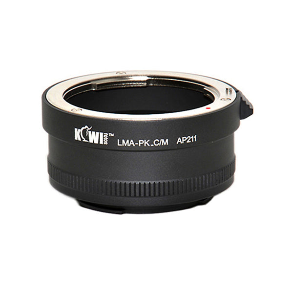 Pentax K to Canon M Mount Adapter - Camera Lens Adapter for DSLR & Mirrorless Cameras - Perfect for Photography, Videography & Travel Shoots