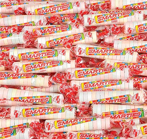 Smarties 2 lbs Bulk Candy (120 Pieces per Bag) - Case of 12 Packs - Perfect for Halloween, Parties, and Office Treats