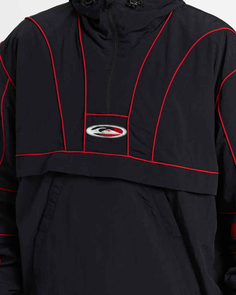 Quiksilver Griff Track Anorak Jacket - Waterproof & Windproof Outdoor Hooded Coat for Men - Perfect for Hiking, Camping & Winter Sports