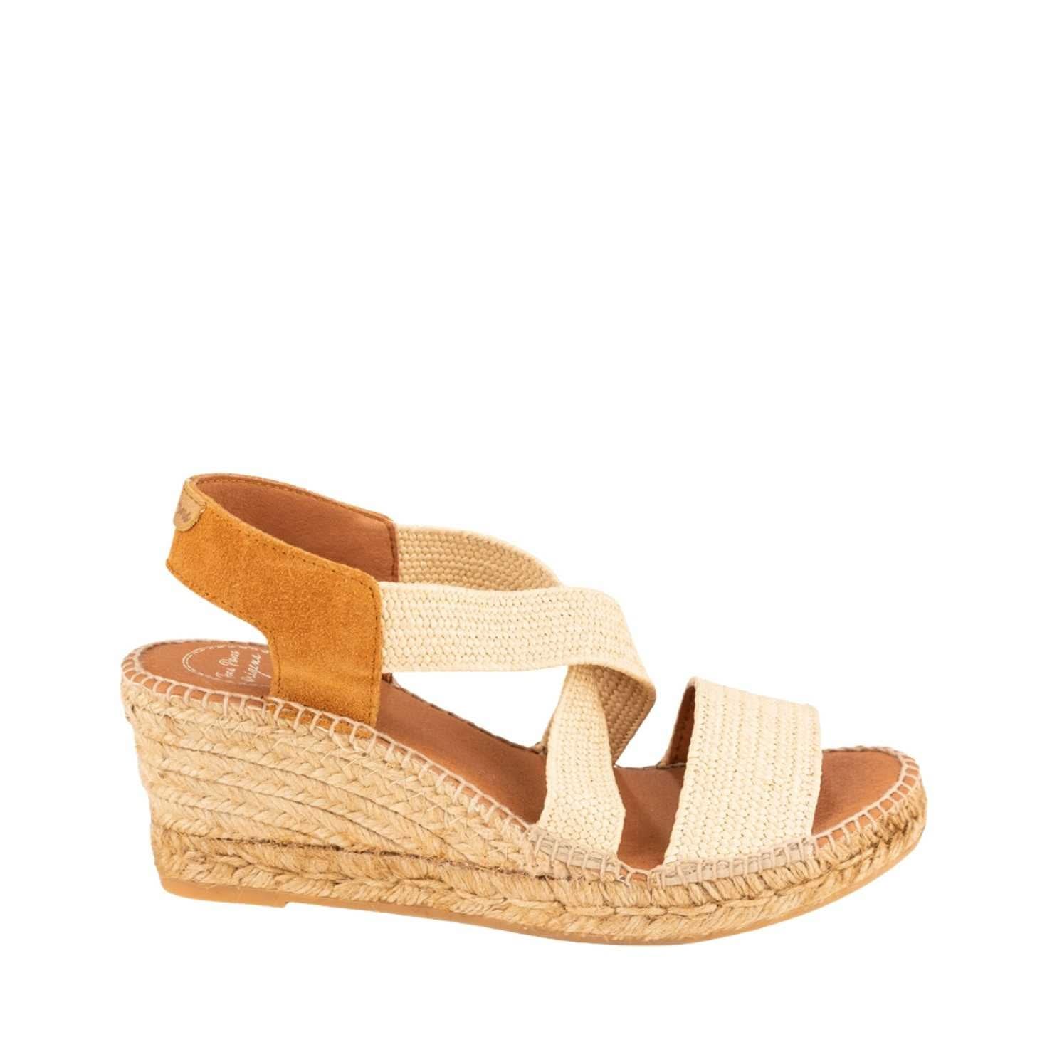 Women's Comfortable Cotton Blend Wedge Espadrilles - Breathable Summer Casual Shoes for Beach, Walking & Everyday Wear - Susa SP