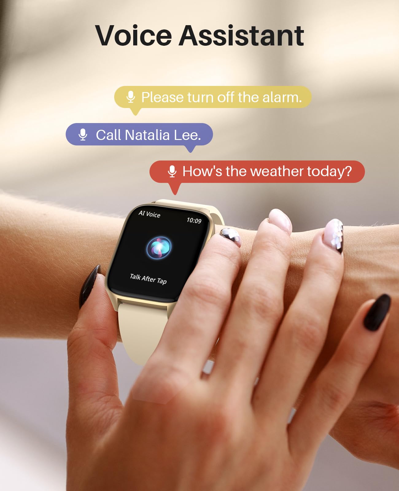 Smart Fitness Tracker Watch for Men & Women - 1.96
