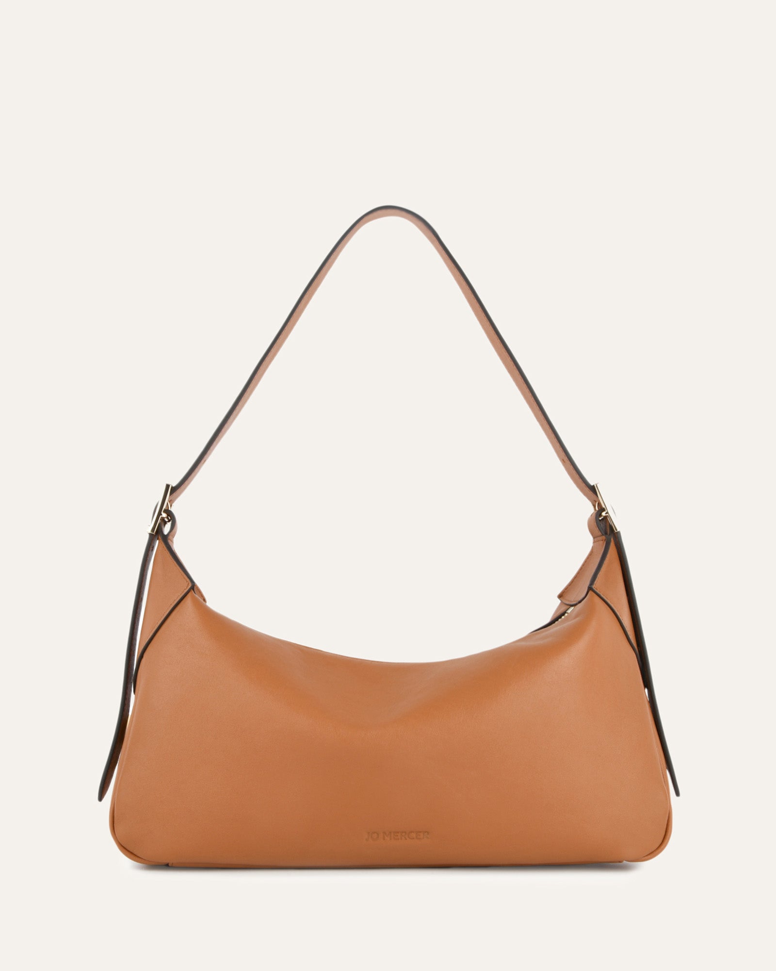 FLORENCE GENUINE LEATHER SHOULDER BAG IN TRUE TAN - Perfect for Work, Travel & Everyday Use