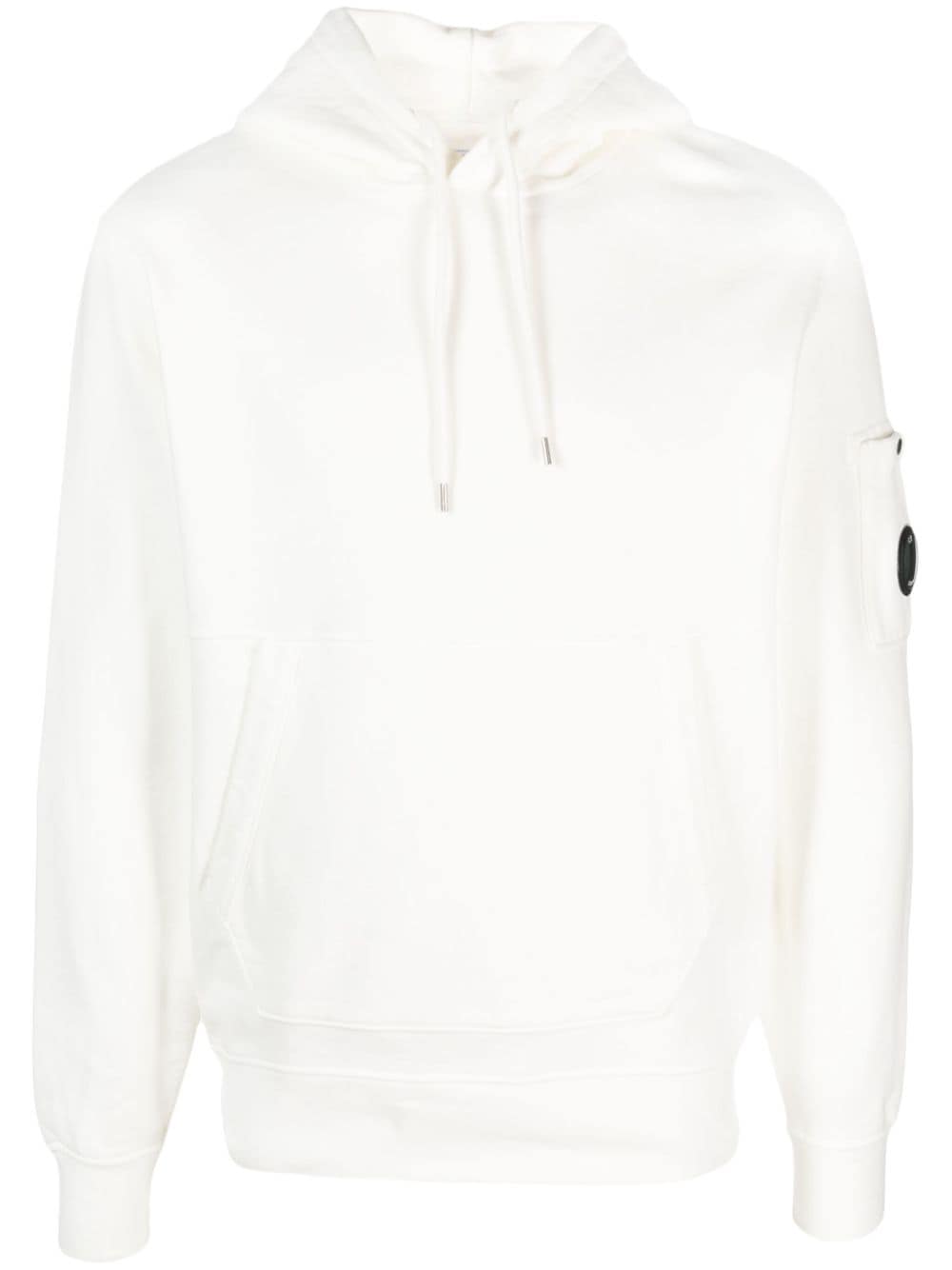 C.P.Company Men's White Sweaters - Soft Cotton Knit Pullover for Casual Wear & Winter Fashion