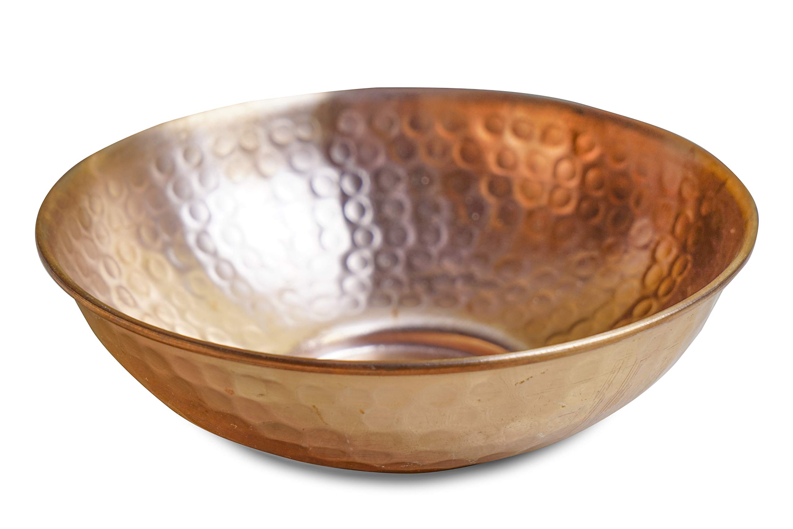 GoCraft Pure Copper Decorative Bowl - Handcrafted Hammered Finish Small 5