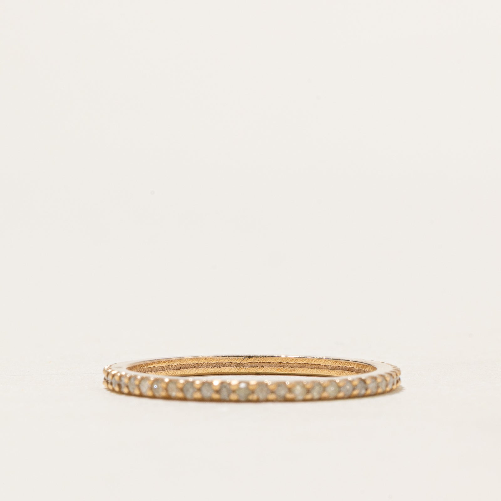 0.25ctw Pave Diamond Eternity Band Ring Size 8.25 - Wedding, Anniversary & Engagement Jewelry Gift for Her - Perfect for Bridal, Date Night & Special Occasions