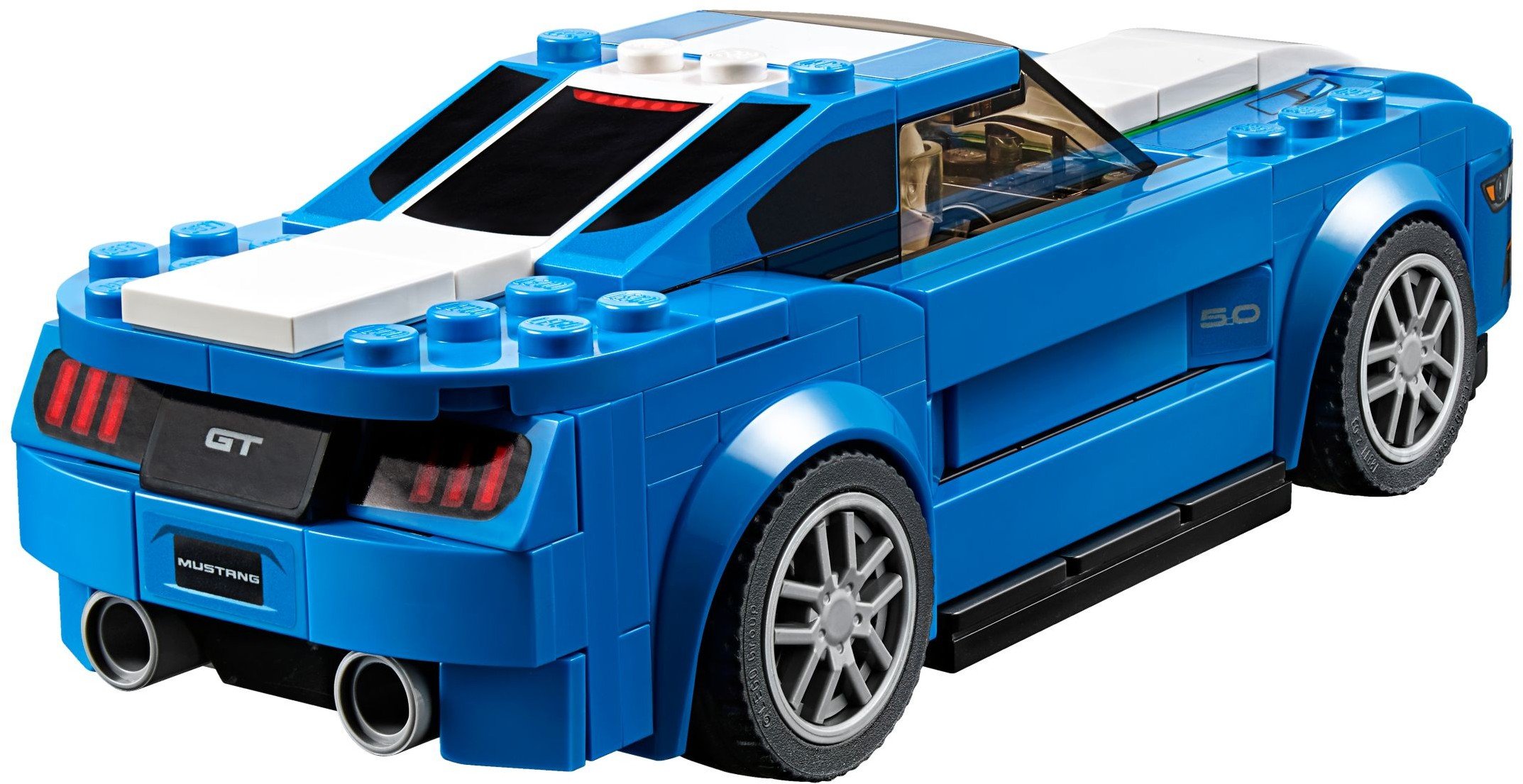 LEGO Speed Champions Ford Mustang GT Building Kit (75871) - 261 Pieces, Race Car Toy Set for Kids & Adults, Perfect for Creative Play & Collector Display