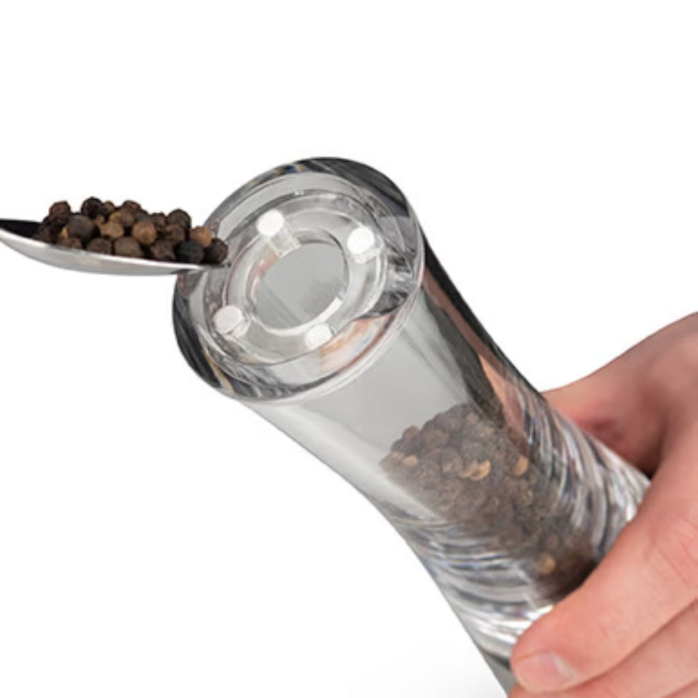 Peugeot Daman 9 u'Select Acrylic Pepper Mill - Premium Salt and Pepper Grinder for Kitchen, Dining & Gourmet Cooking