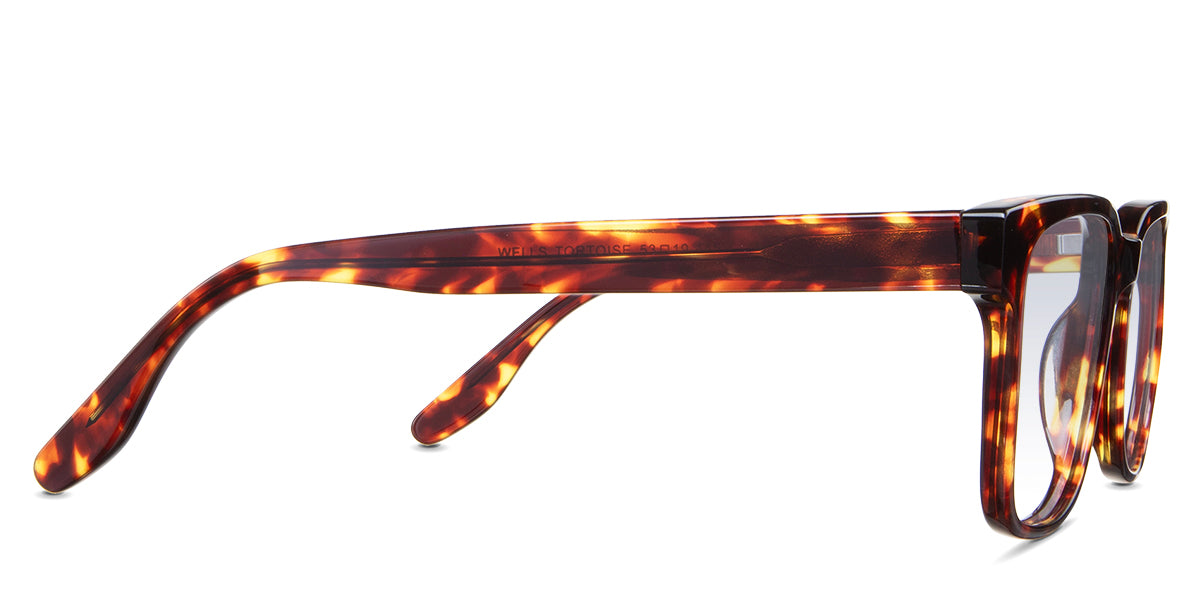 Wells Men's Prescription Tinted Glasses - UV Protection & Blue Light Blocking for Driving, Reading & Outdoor Activities