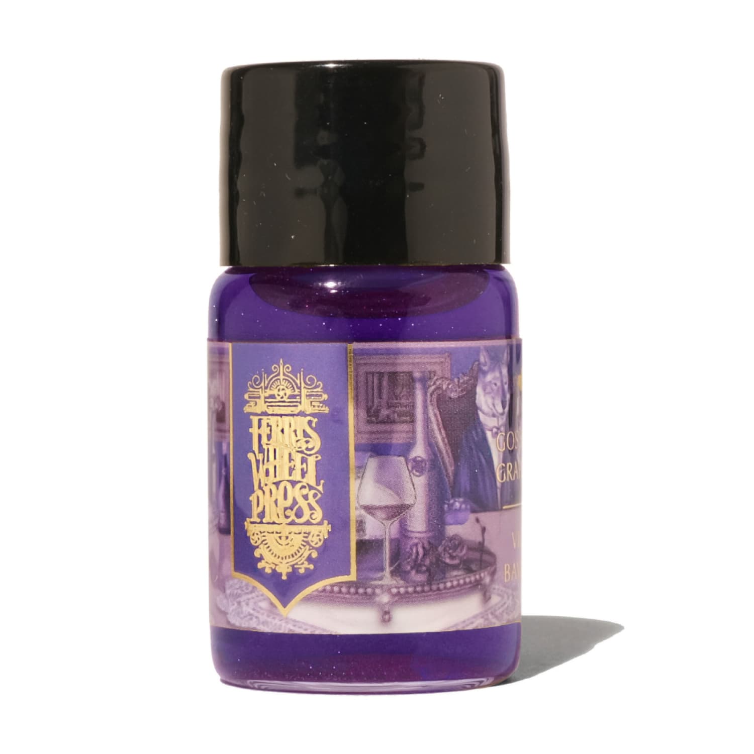 Ferris Wheel Press Gossiping Grapevine Shimmer Bottled Ink - 10 mL Fountain Pen Ink for Calligraphy, Journaling & Artistic Writing - Perfect for Lettering, Scrapbooking & Stationery Enthusiasts