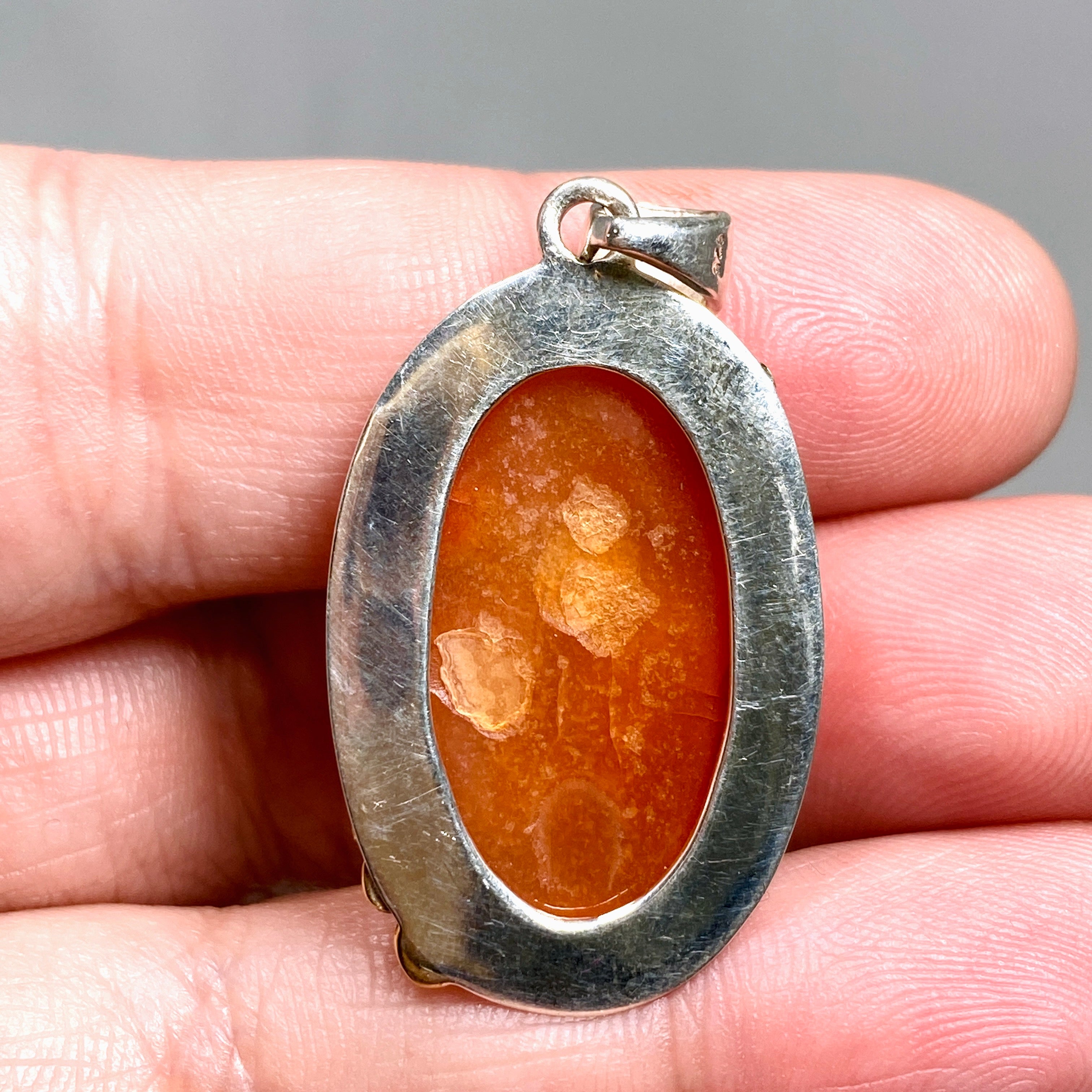 Natural Carnelian Oval Pendant with Brass Decorative Setting - Handmade Gemstone Jewelry for Women - Perfect for Everyday Wear, Gifts & Spiritual Healing