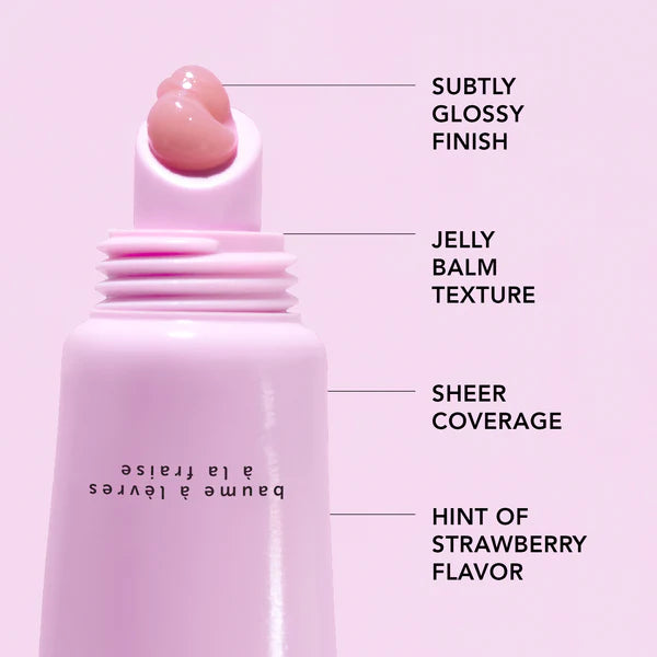 Dream Jelly Strawberry Lip Balm - Hydrating & Moisturizing Lip Care for Dry, Chapped Lips - Perfect for Winter, Travel & Daily Use