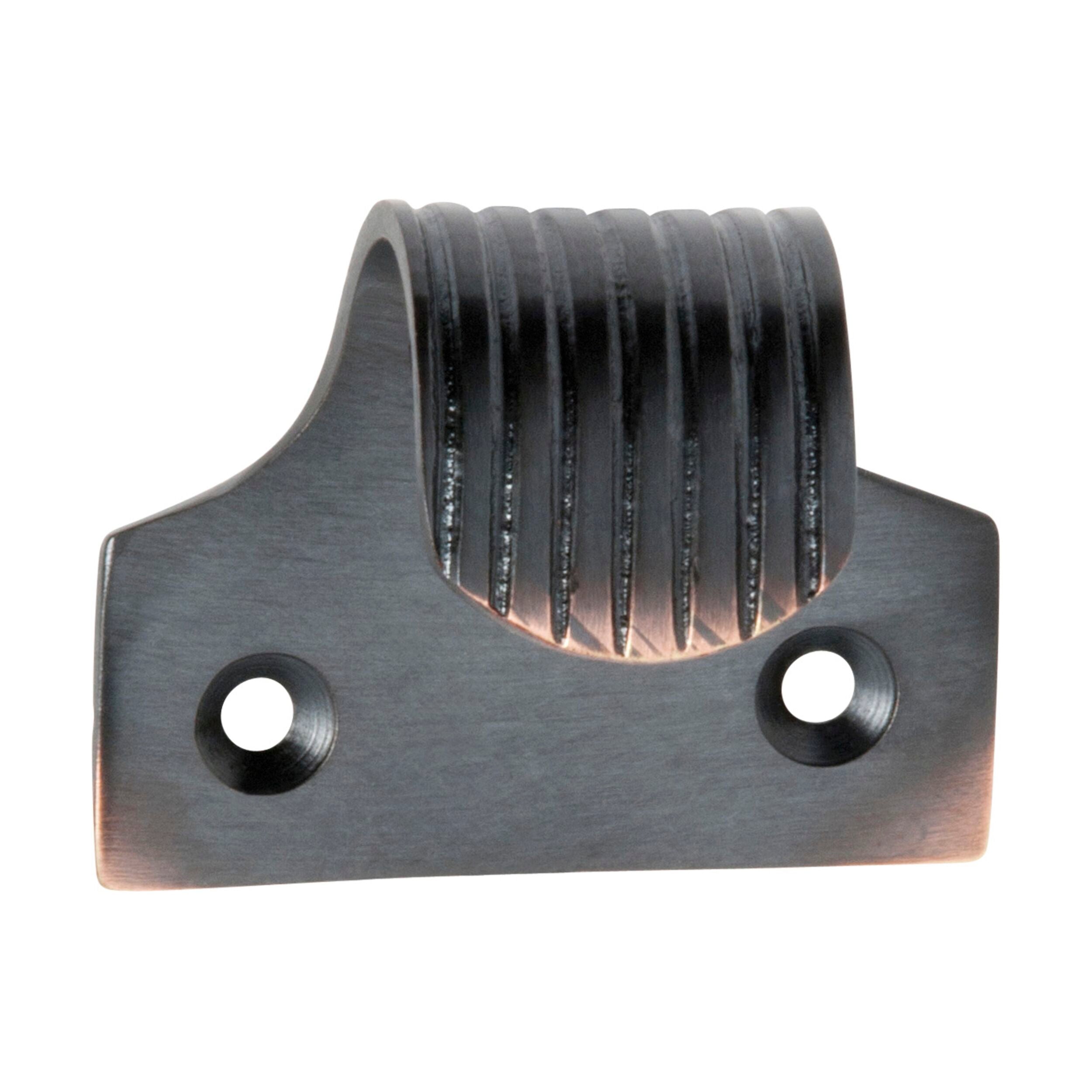 1645 Sash Lift Reeded Antique Copper H40xW44xP28mm - Vintage Style Cabinet & Window Hardware for Home Restoration Projects