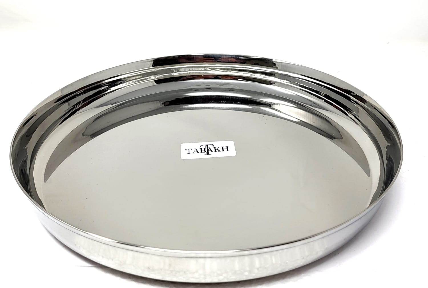Premium Stainless Steel Dinner Plates - 10.5 Inch Elegant Metal Plates for Restaurants, Catering & Home Dining - Durable & Dishwasher Safe